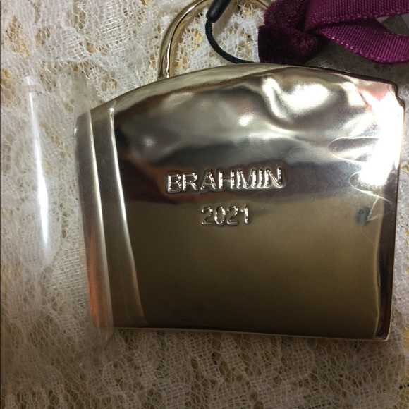 NWT BRAHMIN 2021 LTD Ed SWEET PEA  Duxbury ombre bag charm - Picture 2 of 4